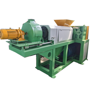 Plastic films raffia bags recycling squeezer machine