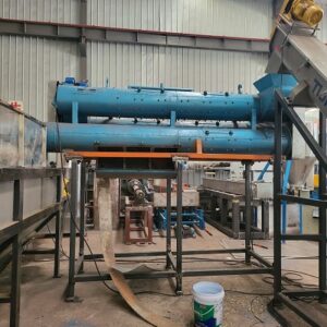 Three-roll friction washer