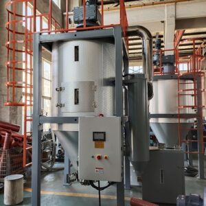 PET crystallization and drying machine