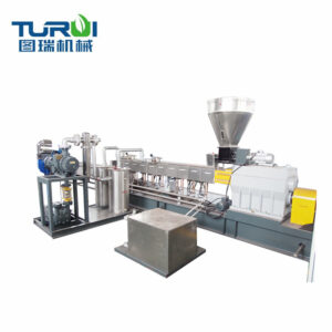 Parallel twin screw pelletizing line